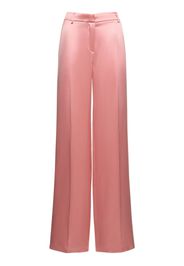 Silk Satin Straight Pants