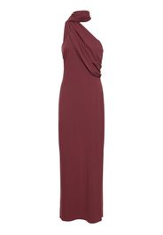 Draped Jersey Long Dress W/scarf