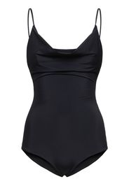 Draped Lycra One Piece Swimsuit