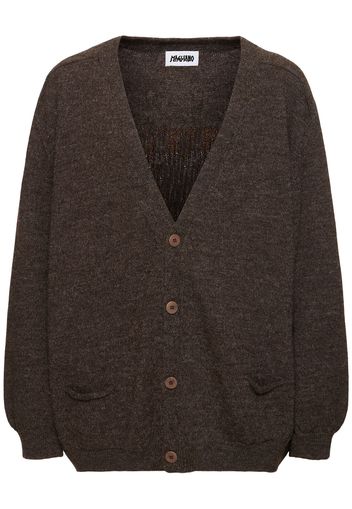 Grampa Logo Wool Cardigan