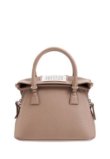 5ac Micro Grained Leather Top Handle Bag