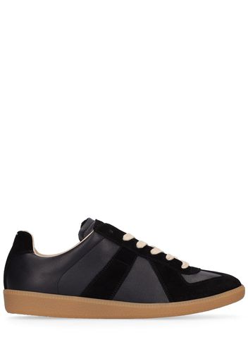 Replica Leather & Suede Low Top Sneakers