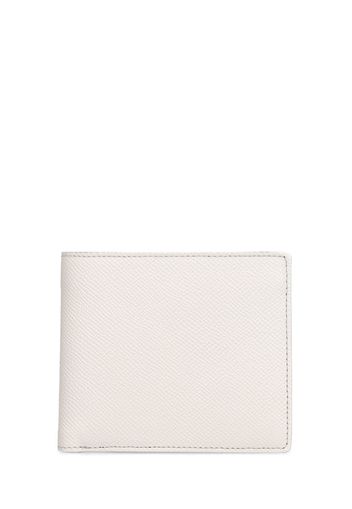 Logo Grainy Leather Billfold Wallet