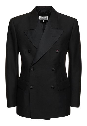 Wool Double Breasted Blazer