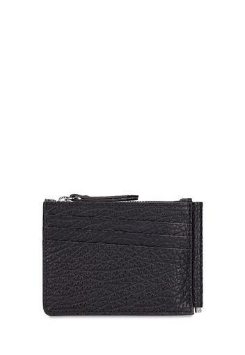 Grained Leather Billfold Wallet