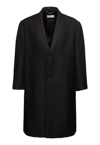 Wool & Mohair Twill Coat