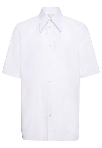 Cotton Poplin Short Sleeved Shirt