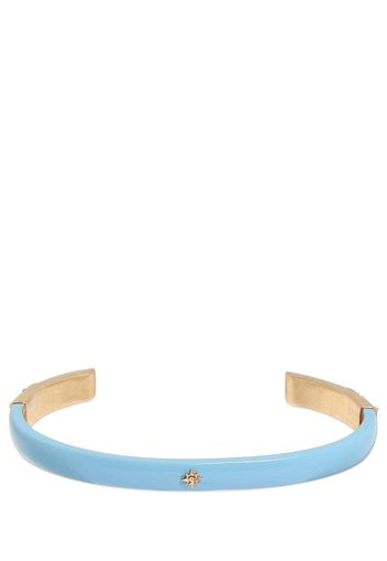 Enamel Crystal Star Cuff Bracelet