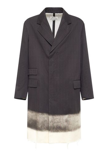 Heritage Pinstriped Cotton Coat