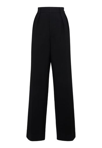 Wool Gabardine Wide Pants