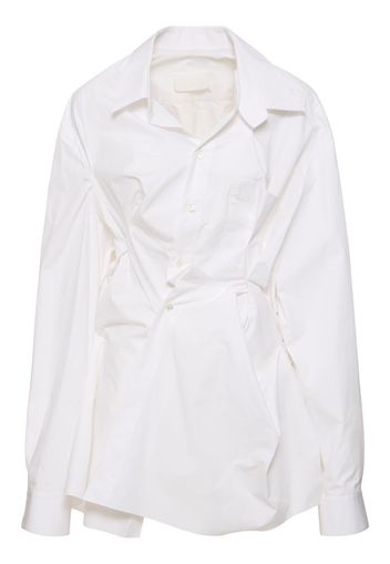 Crinkled Cotton Poplin Shirt