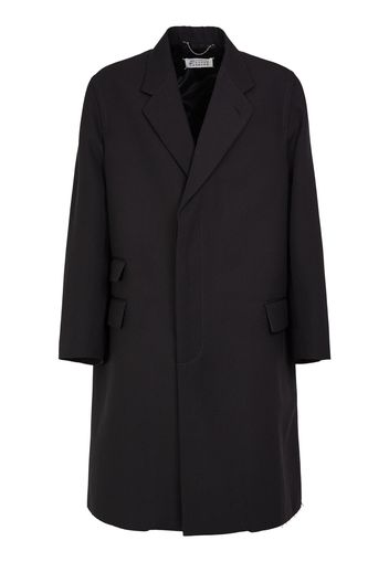 Wool & Silk Canvas Coat