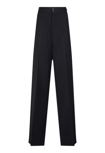 Wool Wide Leg Pants