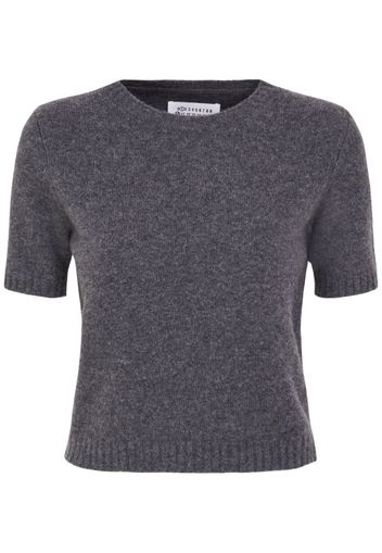 Washed Wool Knit Top