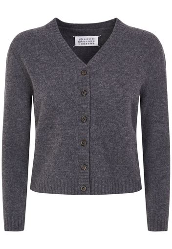 Washed Wool Knit Cardigan