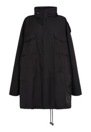 Cordura Oversize Hooded Coat W/ Pockets