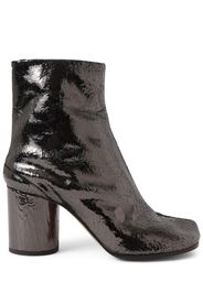 80mm Tabi Mirror Leather Ankle Boots