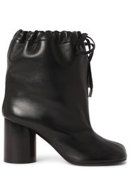 80mm Tabi Soft Leather Ankle Boots