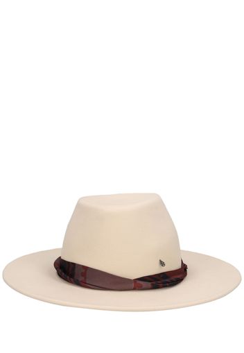Kyra Wool Hat W/ Silk Hatband