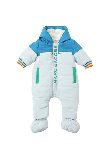 Recycled Nylon Hooded Snowsuit