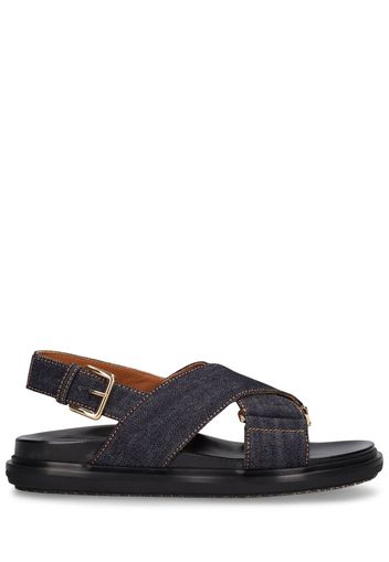 20mm Fussbett Denim Sandals