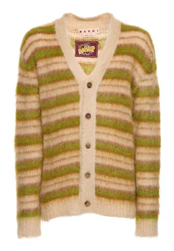 Iconic Mohair Blend Knit Cardigan