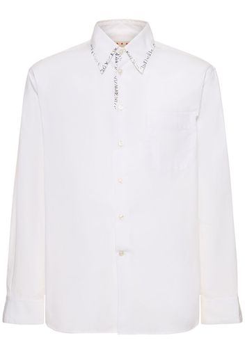 Embroidery Organic Cotton Poplin Shirt