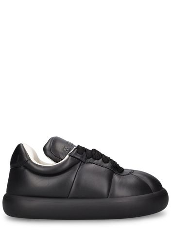 Chunky Soft Leather Low Top Sneakers