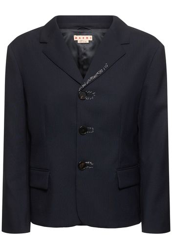 Single Breast Wool Jacket