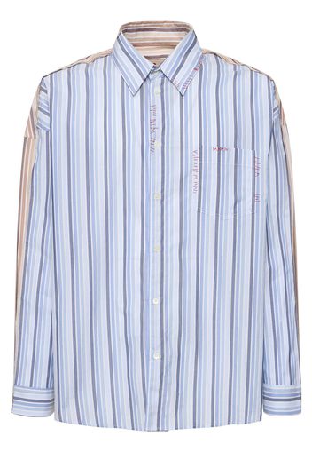 Striped Organic Cotton Poplin Shirt