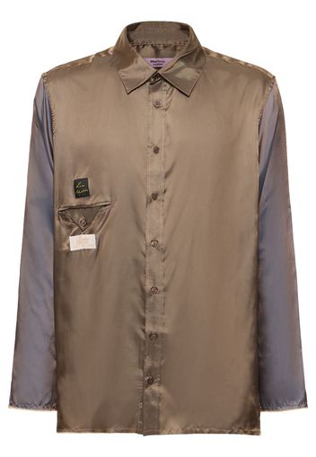 Viscose Satin Long Sleeve Shirt