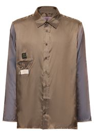 Viscose Satin Long Sleeve Shirt