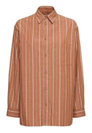 Striped Cotton & Linen Shirt