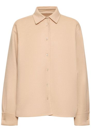 Macro Camel Drap Overshirt