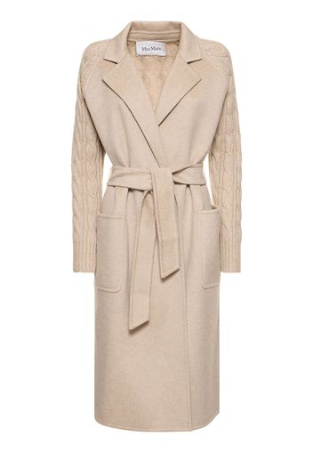 "hello" Wool & Cashmere Midi Coat