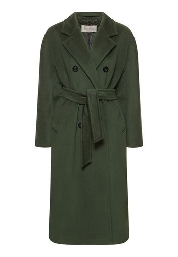 Madame Double Breasted Wool Long Coat