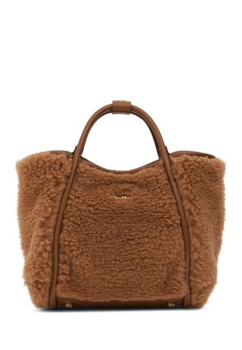 Xs Tmarin Camel Teddy Top Handle Bag