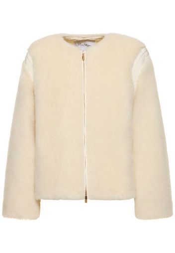 Panno Wool Blend Collarless Jacket