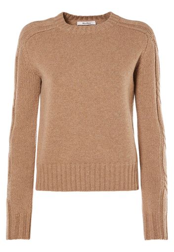 Berlina Cashmere Side Braid Sweater