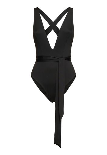 Cristel Jersey V Neck One Piece Swimsuit