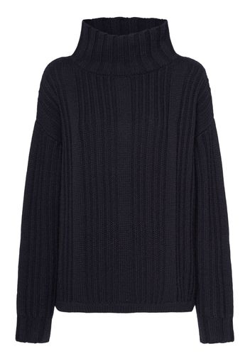 Vitalba Wool Knit Turtleneck Sweater