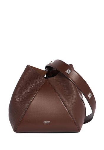 Small Mm Leather Bucket Bag