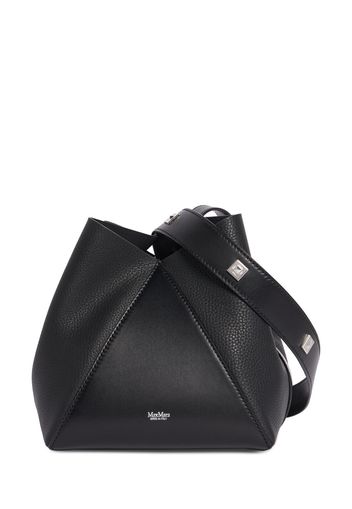 Small Mm Leather Bucket Bag