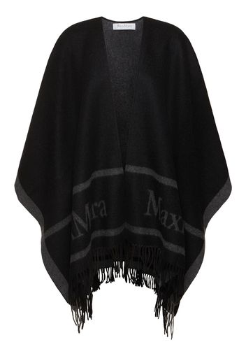 Hilde Jacquard Wool Cape