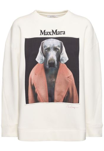 Bacco Printed Cotton Jersey Sweatshirt