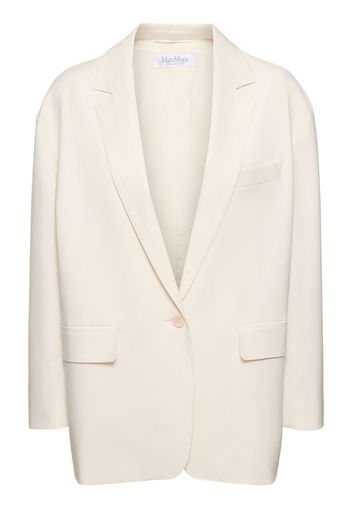 Monica Oversize Cotton Blend Blazer