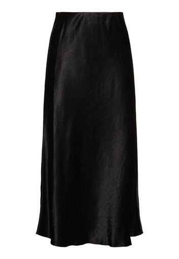 Alessio Satin Midi Skirt