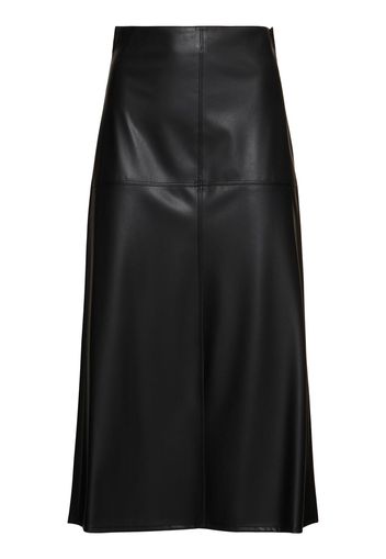 Scilli Coated Jersey Midi Skirt