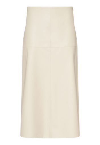 Scilli Coated Jersey Midi Skirt