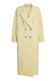 Aia Wool Blend Double Breasted Long Coat